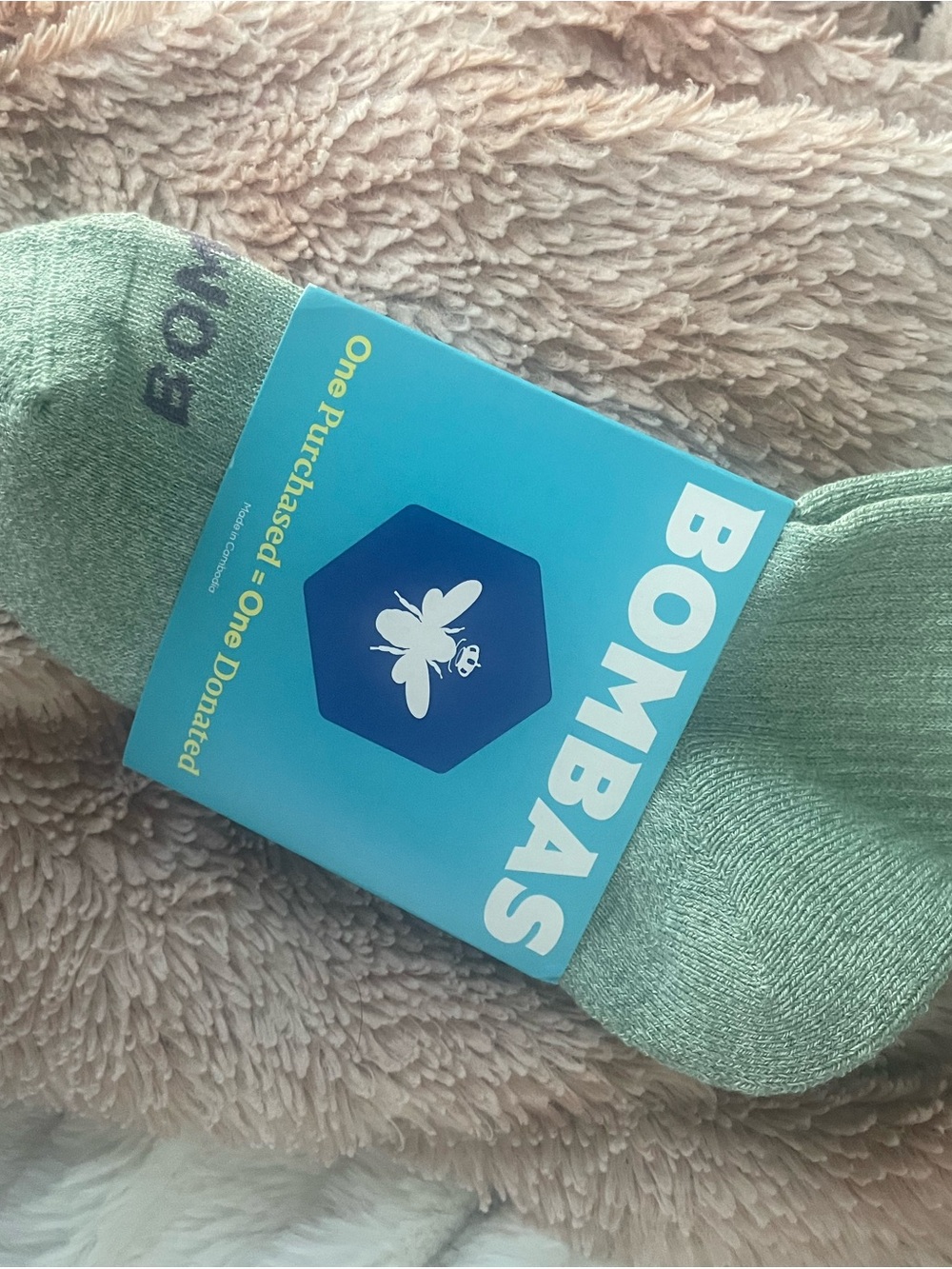 Bombas Mint Green Socks